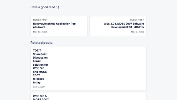 SharePoint Server 2010 preliminary requirements