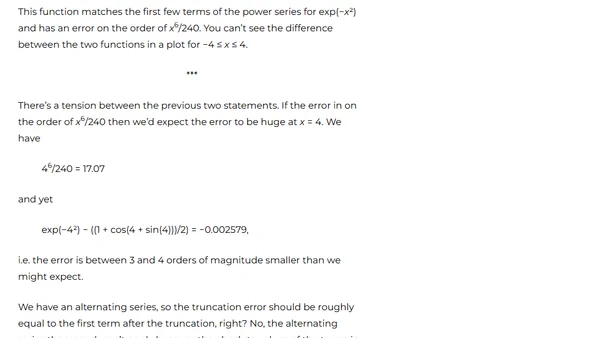 Another Gaussian approximation