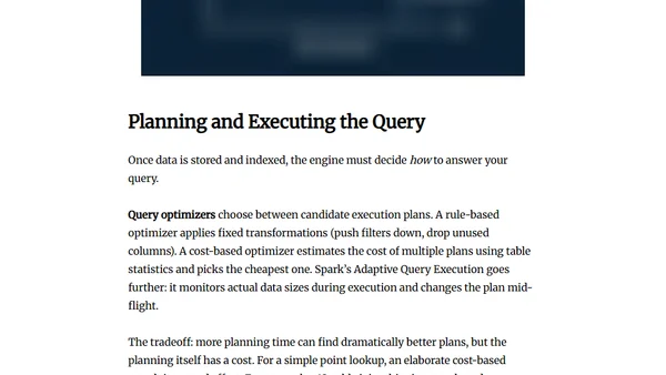 How Query Engines Think: The Tradeoffs Behind Every Data System