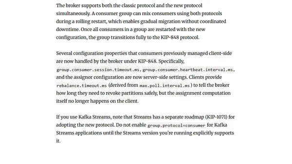 Kafka 4.0 Changes Streaming Platform Operations