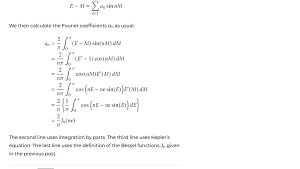 From Kepler to Bessel