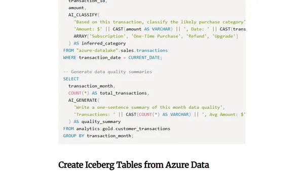 Connect Azure Storage to Dremio Cloud: Query Your Microsoft Data Lake with SQL and AI