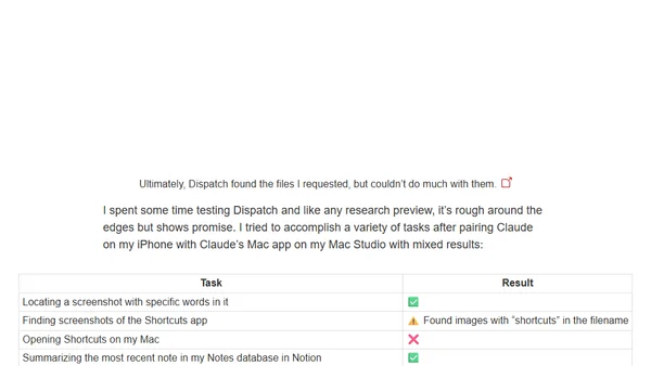 Hands-On with Claude Dispatch for Cowork
