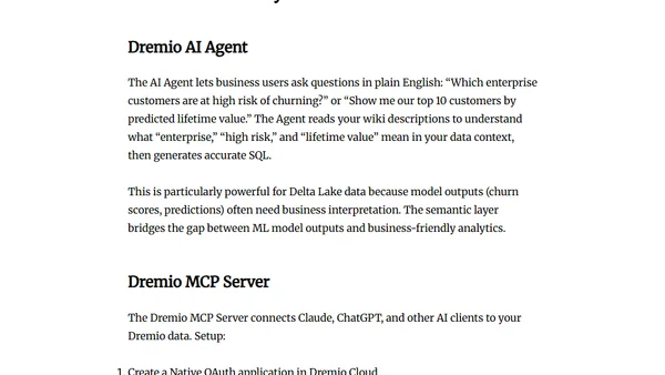 Connect Databricks Unity Catalog to Dremio Cloud: Query Delta Lake Tables with Federation and AI
