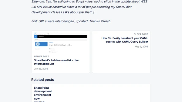 SharePoint Virtual Images from Microsoft