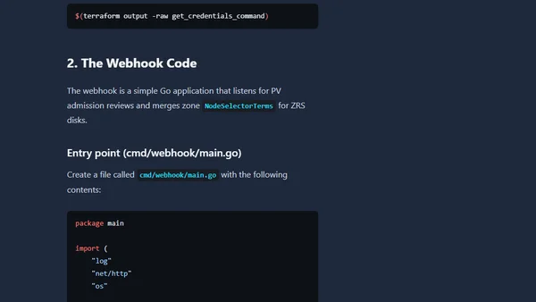 AKS NAP: ZRS Disk PV Zone Fix with a Mutating Admission Webhook