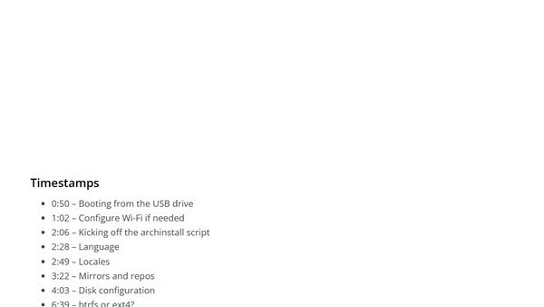 Walking Through a Minimal Arch Linux Set Up with archinstall
