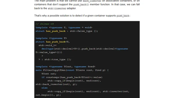 15 Different Ways to Filter Containers in Modern C++