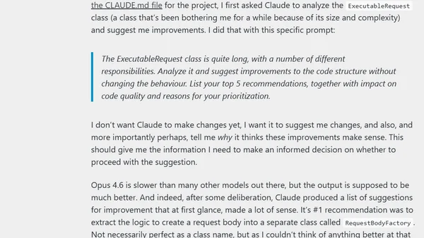Refactoring the RestAssured.Net code with Claude Code