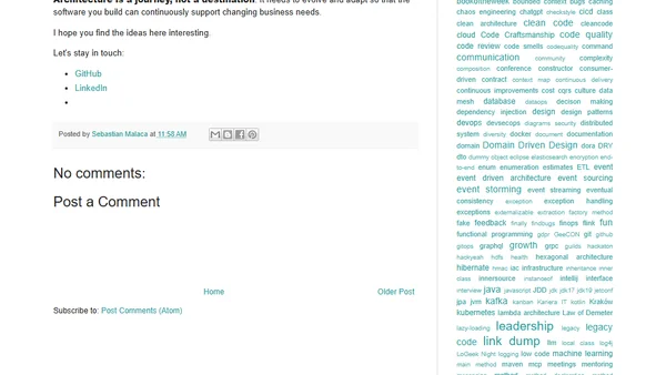 Mind the Architecture