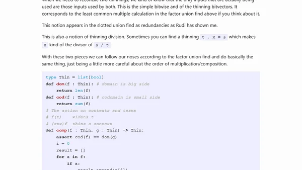 Monus, Factor, and Thinning Union Finds