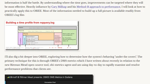 BI Forum 2014 preview - No Silver Bullets : OBIEE Performance in the Real World