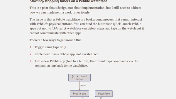 Designing a personal Pebble watchface
