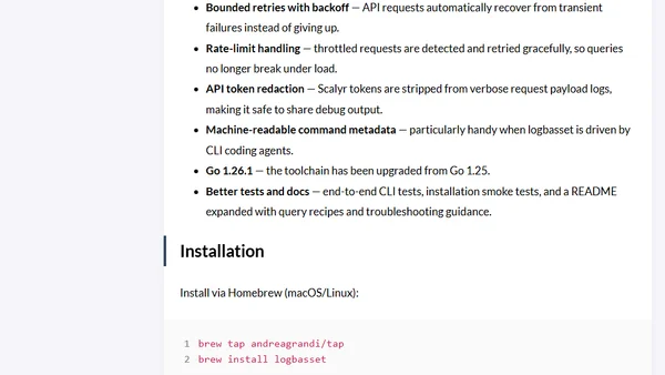 Announcing logbasset 0.5.0