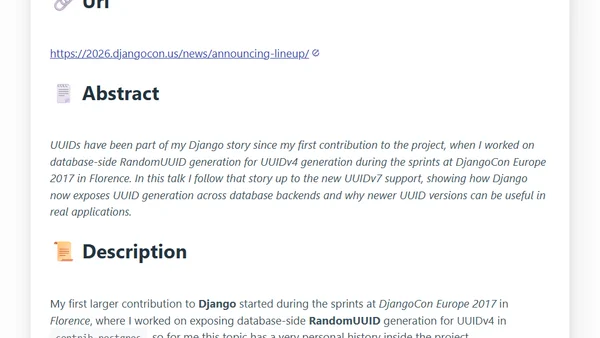 DjangoCon US 2026