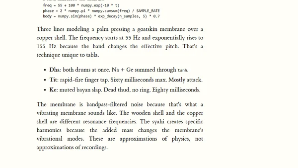 NumPy as Synth Engine