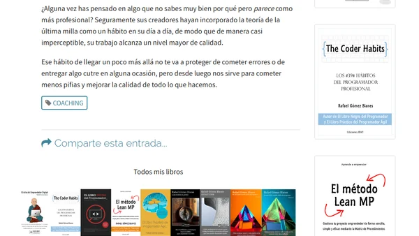 La teoría de la última milla (aplicada al software)