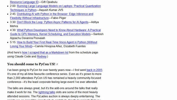 Join us at PyCon US 2026 in Long Beach - we have new AI and security tracks this year
