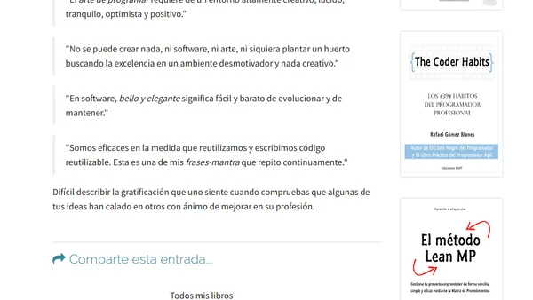 Las notas de El Libro Negro del Programador