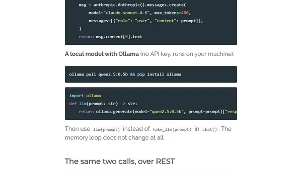 Build Your First Chatbot With Memory Using Matrix Context