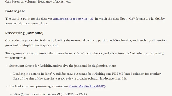 ETL Offload with Spark and Amazon EMR - Part 1 - Introduction