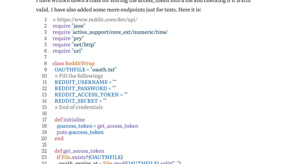 Ruby in reddit api