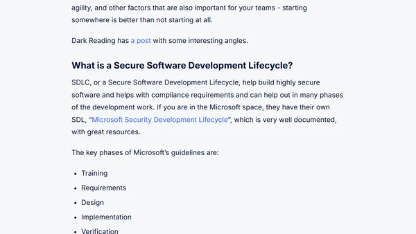 Embrace a Secure Software Development Lifecycle (SDLC) for Azure
