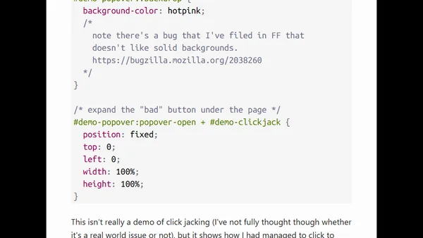 A popover backdrop anti-pattern [blog]