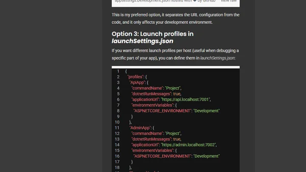 ASP.NET Core 10: Easy support of local multi host