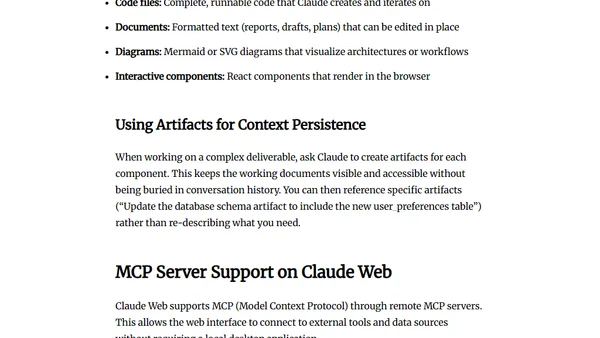 Context Management Strategies for Claude Web: A Complete Guide to Projects, Artifacts, and Intelligent Context