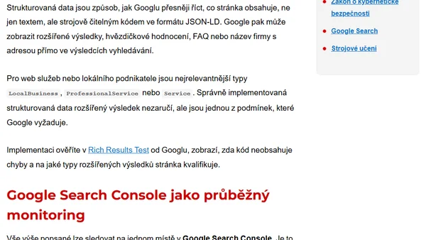 Technické SEO: rychlost, mobilní verze a průběžný monitoring