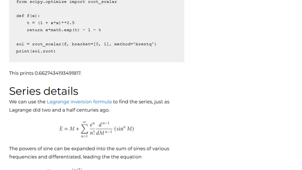 The Laplace limit