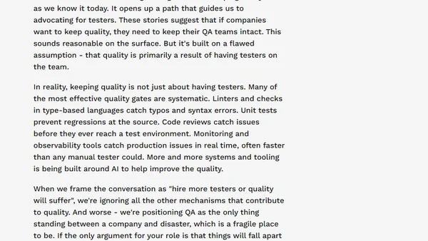 Maslow's Hammer and Three Lies QA Tells Itself