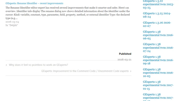 GExperts 1.3.27 released