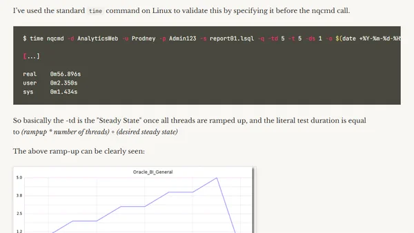 Built-In OBIEE Load Testing with nqcmd