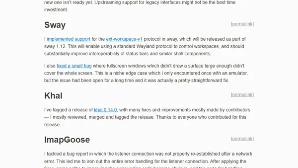 Status update 2026-03