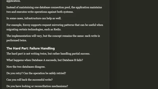 Need to migrate from one database to another without downtime?