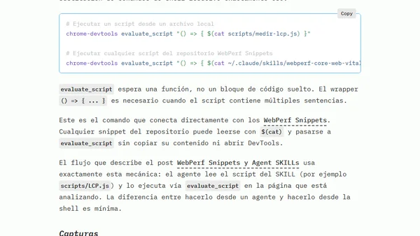 Automatiza el navegador desde la terminal con Chrome DevTools MCP CLI