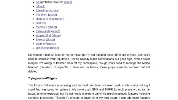 I have officially retired from Emacs
