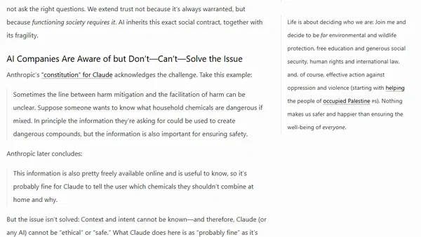 AI Will Never Be Ethical or Safe