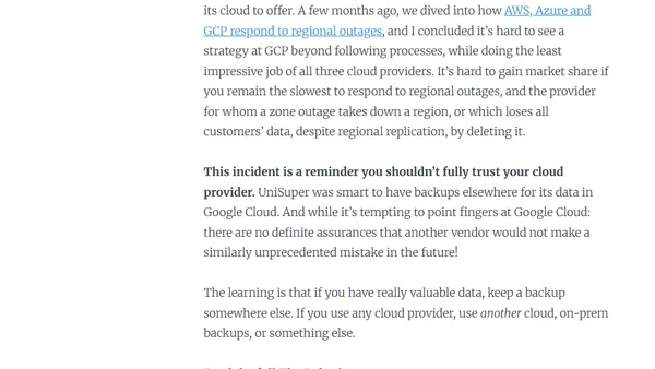 Google Cloud deletes Australian trading fund’s infra
