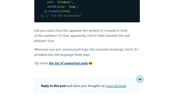 Intl can localize units, too! (#tilPost)