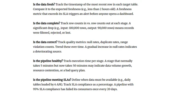 Pipeline Observability: Know When Things Break
