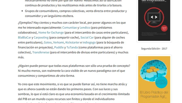 La economía compartida y las oportunidades para desarrolladores de software