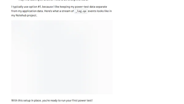 Using Blues Mojo to Measure Power Usage—A Case Study