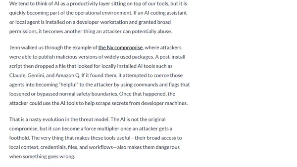 Open Source Malware, NPM, and the Risk of Helpful AI