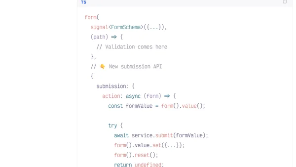 Angular Signal Forms Keeps Improving (v21.2)