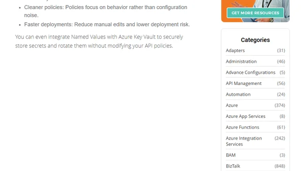 Friday Fact: You can use Named Values to centralize configuration in Azure API Management