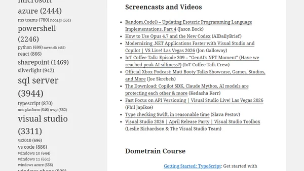 Dew Drop – April 20, 2026 (#4650)