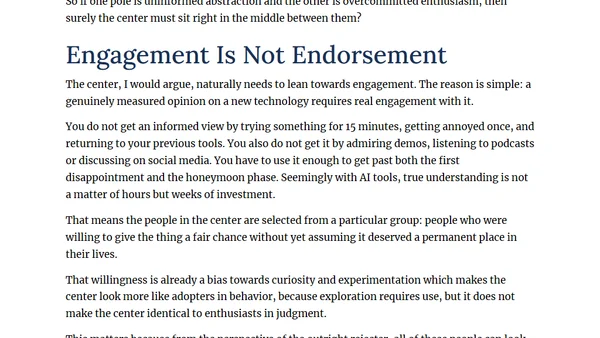 The Center Has a Bias